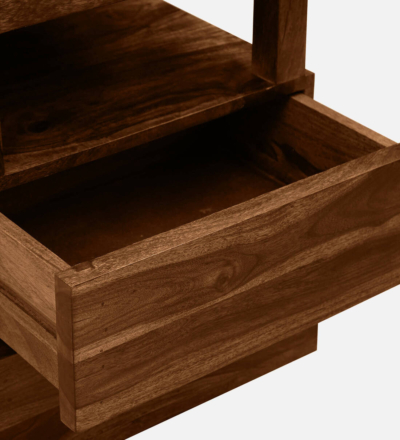 Premium Sheesham Wood Nightstand With Drawers By Sarve Furniture - Image 7