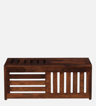 Solid Wood Nesting Coffee Table Set With Cushioned Stools By Sarve Furniture - Image 12