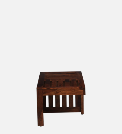 Solid Wood Nesting Coffee Table Set With Cushioned Stools By Sarve Furniture - Image 14