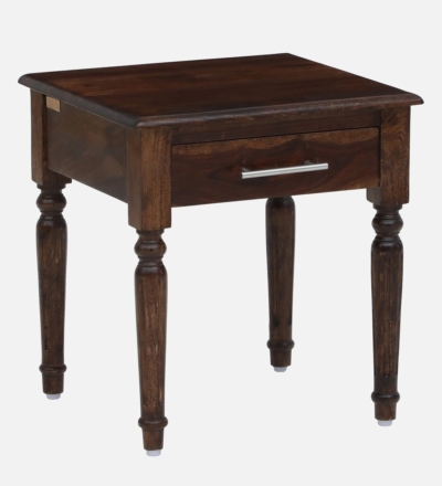 Handcrafted Solid Wood Bedside Table with Antique Finish With  Bedroom Decor - Image 6