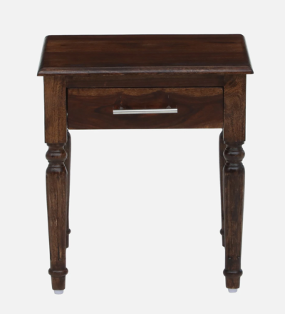 Handcrafted Solid Wood Bedside Table with Antique Finish With  Bedroom Decor - Image 7