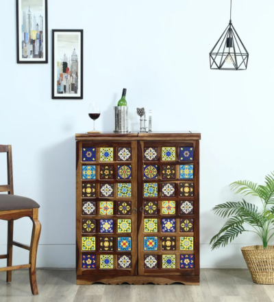 Handcrafted Sheesham bar cabinet Designer wooden bar furniture Modern home bar unit Luxury Sheesham wood furniture Wooden bar for home Solid wood home bar cabinet Bar cabinet for living room Designer liquor cabinet Sheesham wood bar setup Elegant bar unit by Sarve
