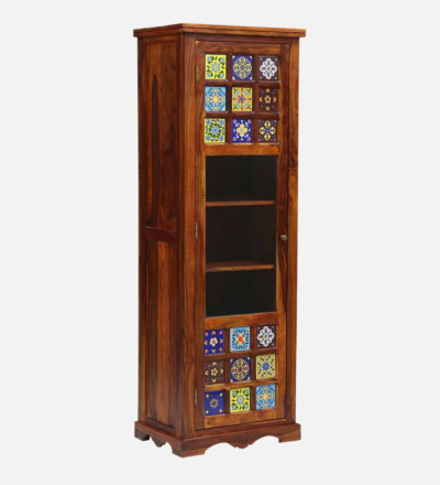 Stylish Sheesham Wood Bookcase with Smooth Finish and Elegant Structure - Image 4