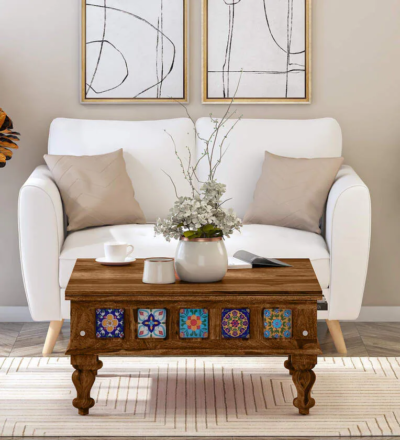 Elegant wooden coffee table for living room by Sarve Furniture