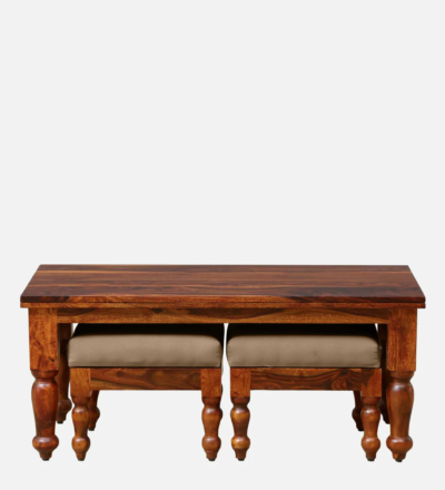 Coffee Table With Stools For Living Room Solid Wood By Sarve Furniture - Image 8