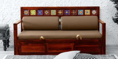 Leather Recliner Sofa Set with Ergonomic Design and Smooth Polished Finish