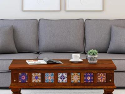Large Sheesham wood coffee table for living room by Sarve Furniture