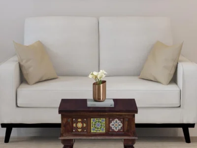 Small Sheesham wood coffee table for living room by Sarve Furniture