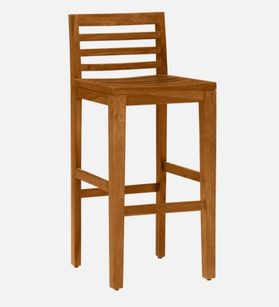 Wooden Counter Stool with Strong Legs and Rustic Feel By Sarve Furniture - Image 6