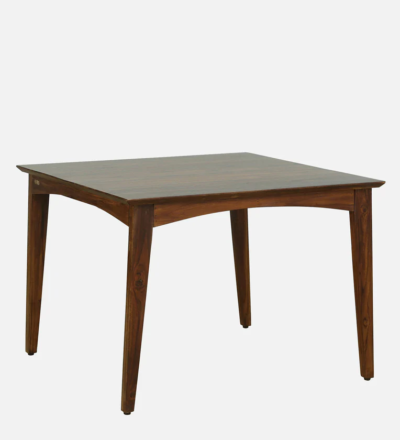 Wooden Home Dining Set with Upholstered Cushions and Dual Tone Wooden Table - Image 8