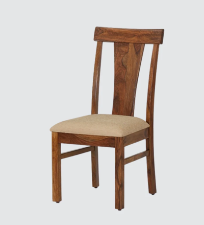 Wooden Dining Set 6 Seater with Fabric Upholstery and Sleek Designer Table Legs - Image 14