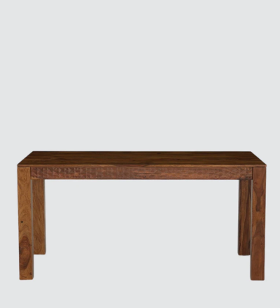 Wooden Dining Set 6 Seater with Fabric Upholstery and Sleek Designer Table Legs - Image 16