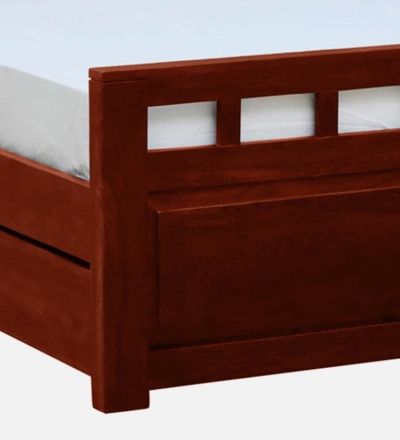 Classic Bedroom Wooden Bed with Headboard Design and Drawers Storage System - Image 9