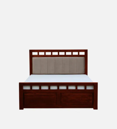 Classic Bedroom Wooden Bed with Headboard Design and Drawers Storage System - Image 5