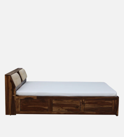 Cuddle Sheesham Wood Bed With Box Storage By Sarve Furniture - Image 4