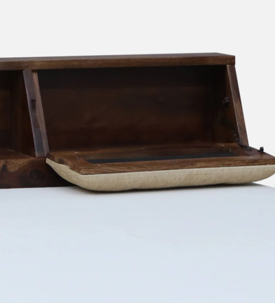 Cuddle Sheesham Wood Bed With Box Storage By Sarve Furniture - Image 11
