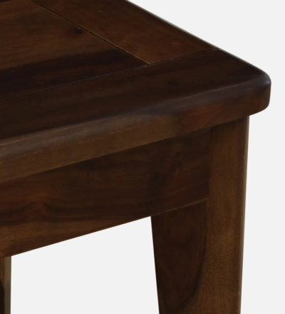Sheesham Wood Dining Set 6 Seater with Strong Table Top and Fabric Cushions - Image 16