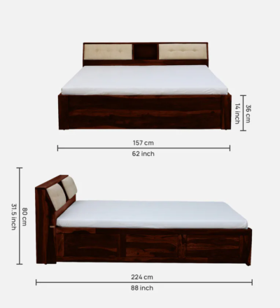 Modern Sleep Platform Bed With Box Storage By Sarve Furniture - Image 3
