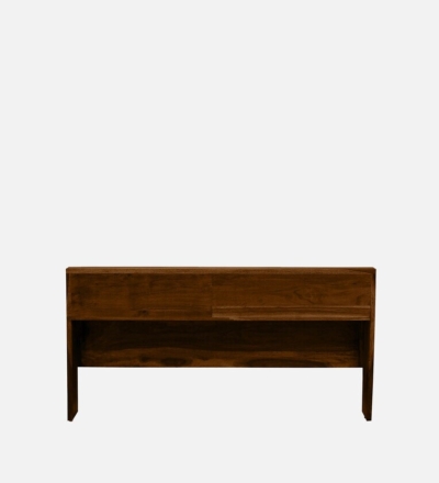 Vintage Sheesham Wood Bed With Headboard Storage By Sarve Furniture - Image 11