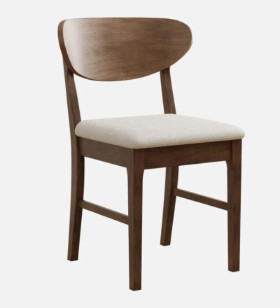 Elegant Solid Dining Set with Compact Table and Premium Backrest Seating Options - Image 5
