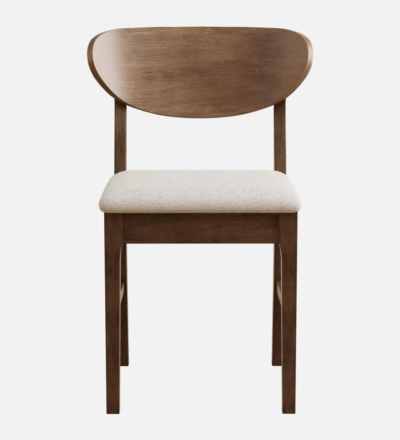 Elegant Solid Dining Set with Compact Table and Premium Backrest Seating Options - Image 10