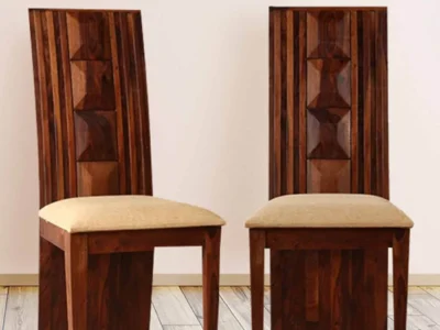 Roodrow Sheesham Wood Dining Chair in Honey Finish Set Of 2