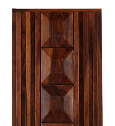 Roodrow Sheesham Wood Dining Chair in Honey Finish Set Of 2 - Image 7