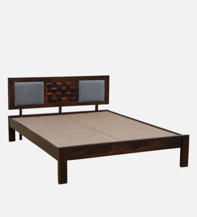 Elegant Sheesham Wood Bed Without Storage By Sarve Furniture - Image 5