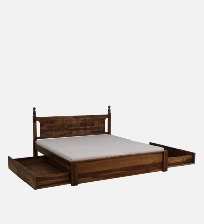 Modular Sheesham Wood Bed With Drawer Storage By Sarve Furniture - Image 5