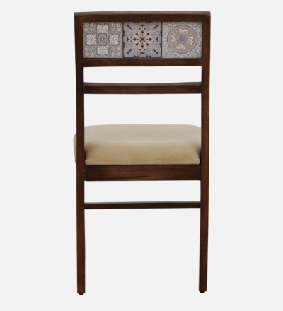 Contemporary Sheesham Dining Set with Designer Legs and Upholstered Cushions - Image 10