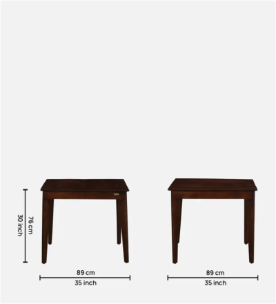 Contemporary Sheesham Dining Set with Designer Legs and Upholstered Cushions - Image 3