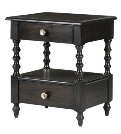 Sheesham Wood Nightstand with Polished Finish and Soft-Close Drawer Mechanism - Image 4