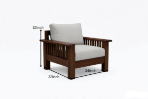 Imperial Heritage Solid Sheesham Wood Designer Sofa Set for Living Room - Image 6