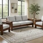 Imperial Heritage Solid Sheesham Wood Designer Sofa Set for Living Room by Sarve Furniture