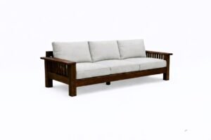 Imperial Heritage Solid Sheesham Wood Designer Sofa Set for Living Room - Image 4