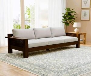 Imperial Heritage Solid Sheesham Wood Designer Sofa Set for Living Room by Sarve Furniture