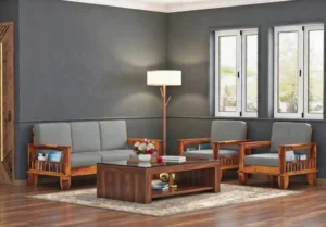 Maharaja Royale Solid Sheesham Wood Luxury Sofa Set for Living Room by Sarve Furniture