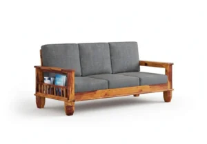 Maharaja Royale Solid Sheesham Wood Luxury 5 Seater Sofa Set - Image 9