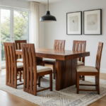 Royal Sheesham Wood 6 Seater Dining Table Set for Home Sarve Furniture