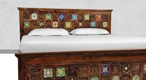 Royale Premium Solid Sheesham Wood Luxury King Size Bed by Sarve Furniture