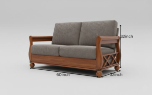 Classic  Solid Sheesham Wooden Sofa Set with for Living Room - Image 5