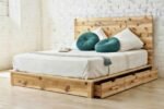Crest Solid Sheesham Wood Premium Bedroom Bed With Drawers - Image 6