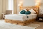 Crest Solid Sheesham Wood Premium Bedroom Bed With Drawers - Image 10