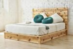 Crest Solid Sheesham Wood Premium Bedroom Bed With Drawers - Image 5