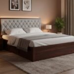 Dynasty Solid Sheesham Wood Premium King Size Bed with Storage by Sarve Furniture