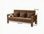 Grand Dynasty Solid Sheesham Wood Luxury Sofa Set - Image 8