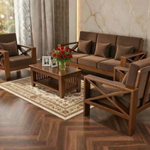 Grand Dynasty Solid Sheesham Wood Luxury Sofa Set by Sarve Furniture