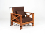 Grand Dynasty Solid Sheesham Wood Luxury Sofa Set - Image 6