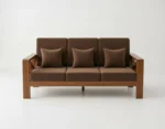 Grand Dynasty Solid Sheesham Wood Luxury Sofa Set - Image 2