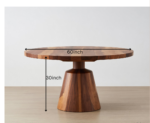 Rajsi Elegance Solid Sheesham Wood Dining Table Set with Classic Finish by Sarve Furniture